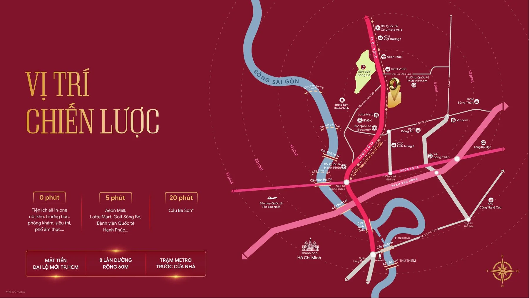 Bản đồ kết nối Lusso Saigon