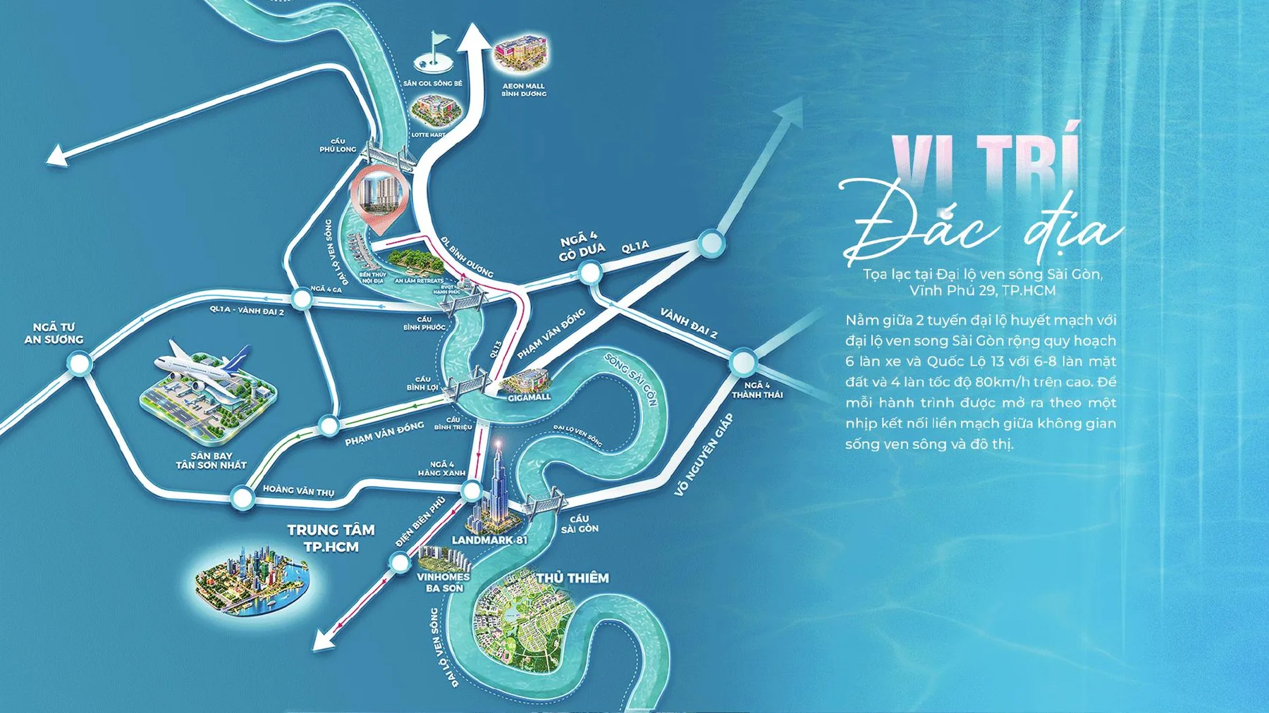 Bản đồ vị trí Serena Riverside